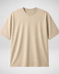 Beige | Drop Shoulder T-Shirt | (Code 5385)