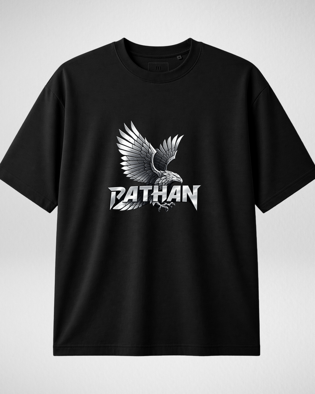 Pathan | Drop Shoulder | Black (Code 5454)