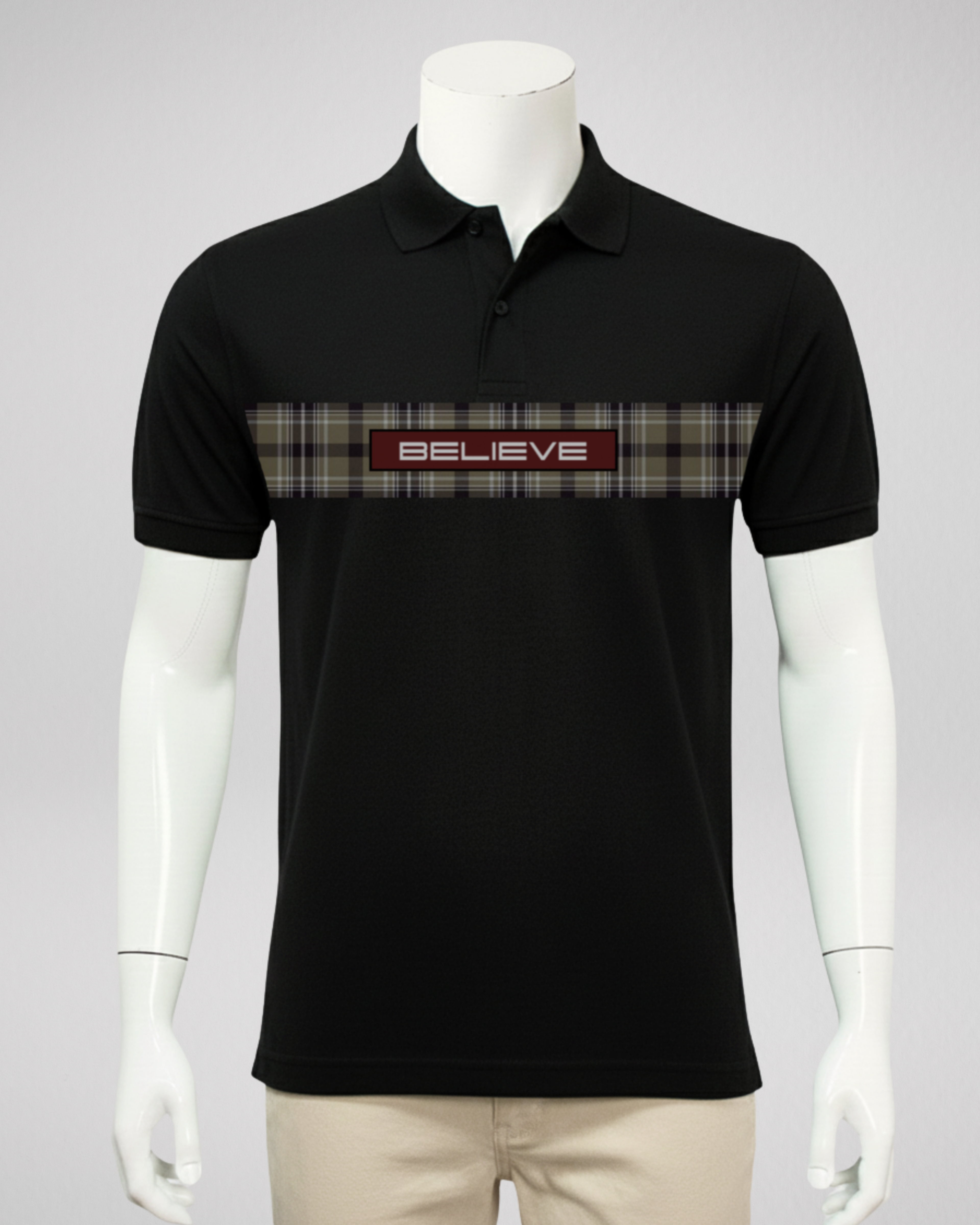 Believe | Polo | Black (Code 4712)