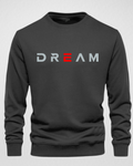 Charcoal Men's Printed Sweatshirt – Warm and Stylish Fleece (Code 6060)