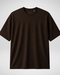 Dark Brown | Drop Shoulder T-Shirt | (Code 5384)