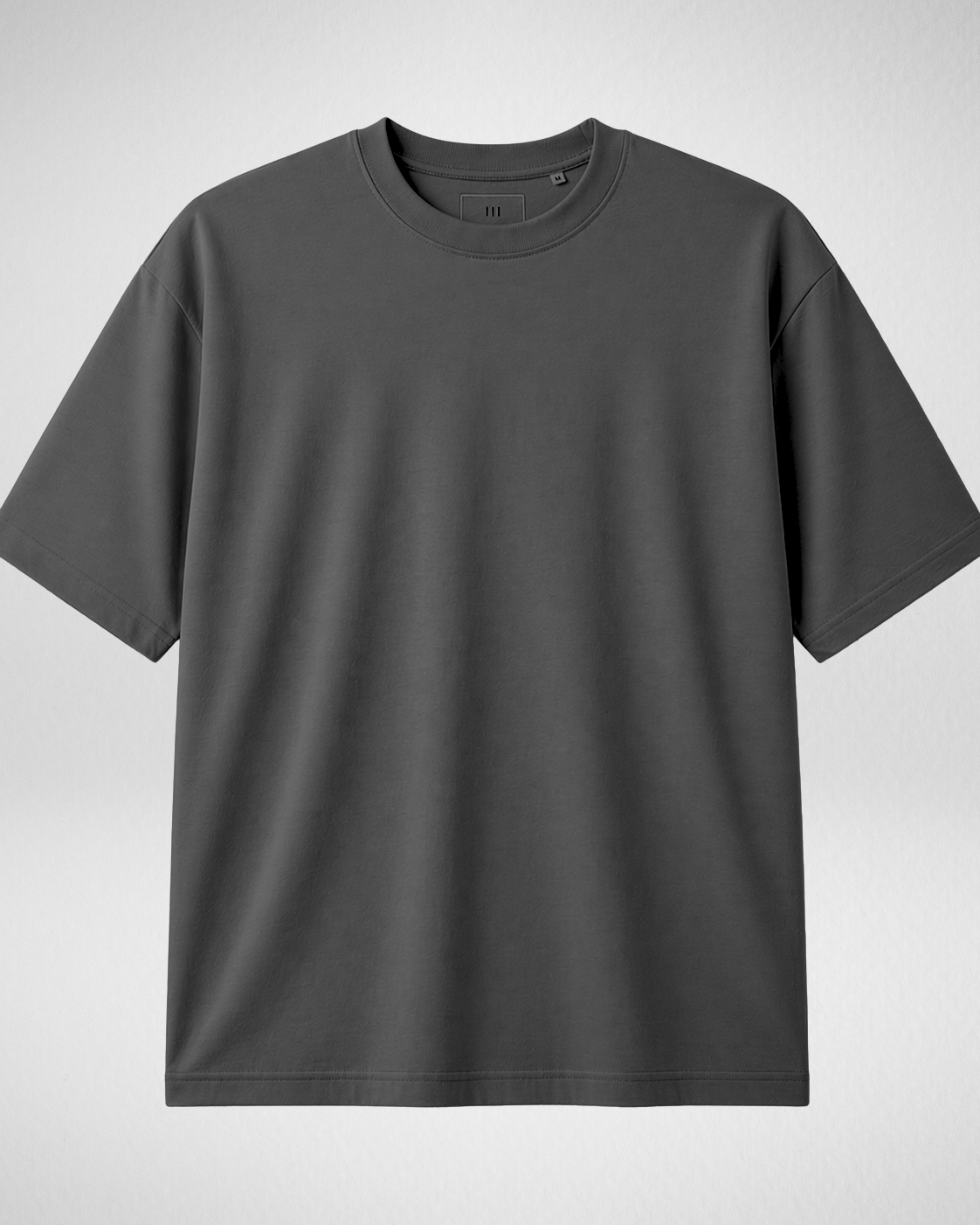 Dark Grey | Drop Shoulder T-Shirt | (Code 5389)