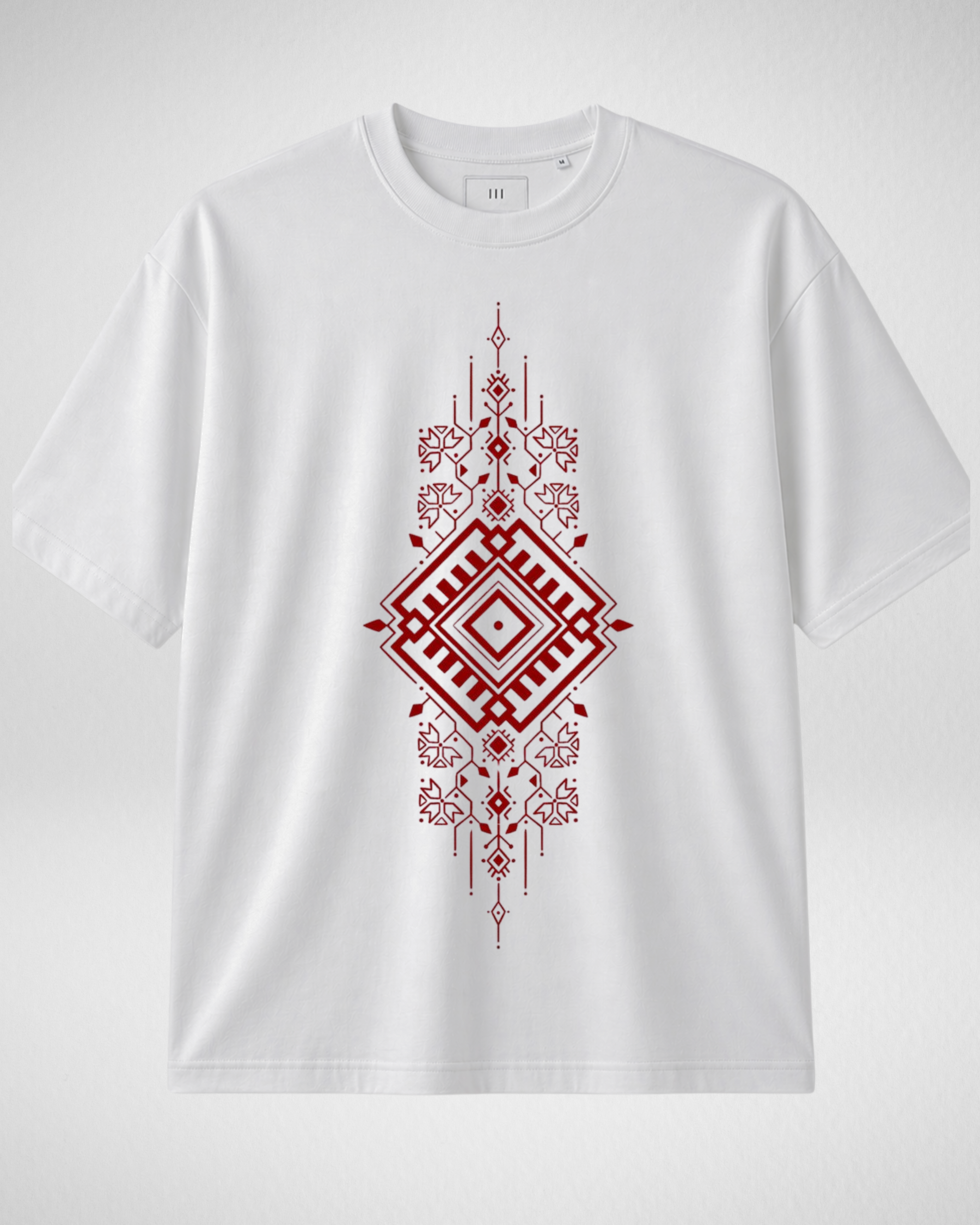 Premium | Printed Drop Shoulder | 3 Color Optional | (Code 5071)