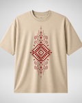 Premium | Printed Drop Shoulder | 3 Color Optional | (Code 5071)