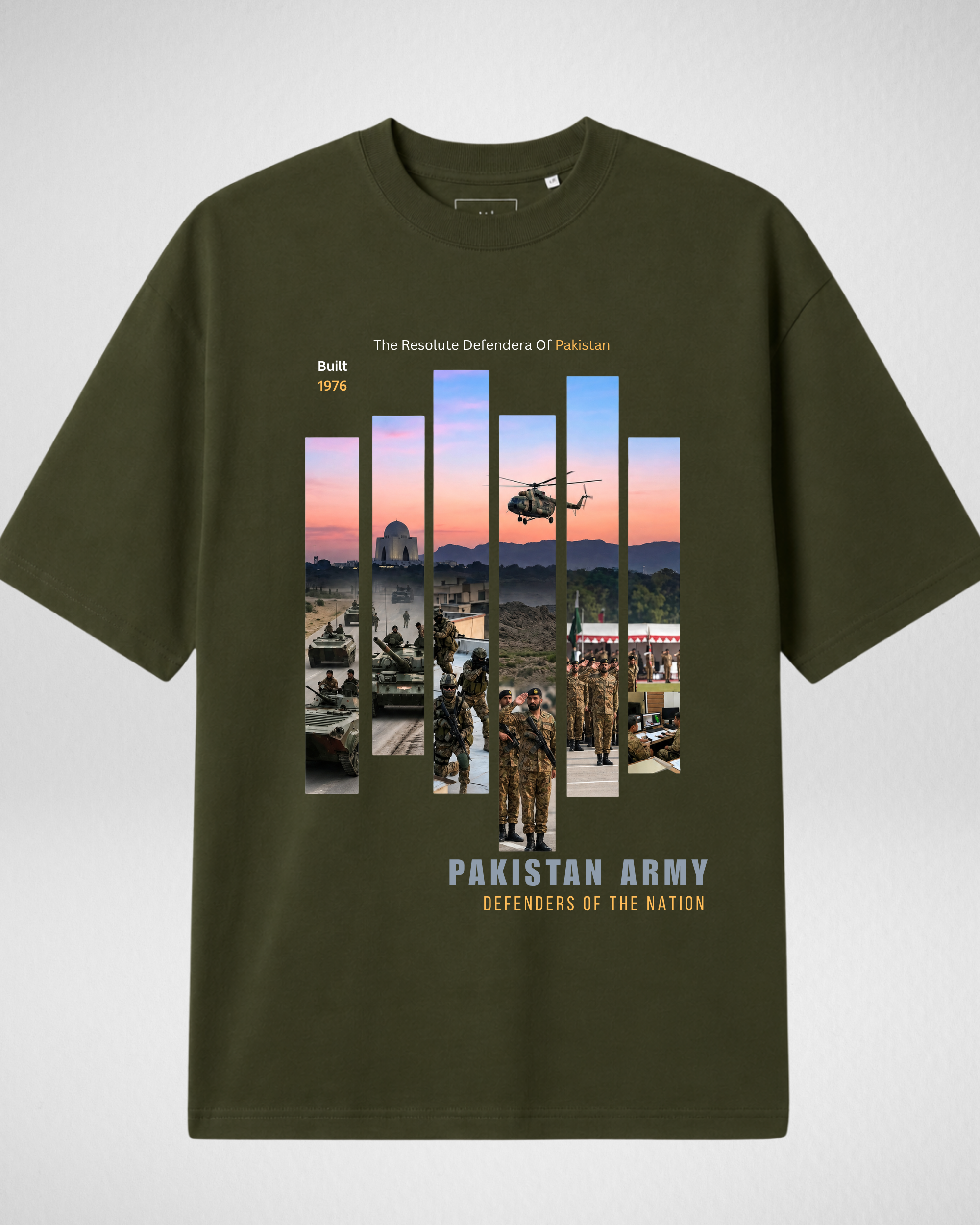 Pakistan Army | Drop Shoulder | Olive (Code 5373)