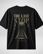 Last Stop | Drop Shoulder | Black (Code 5376)