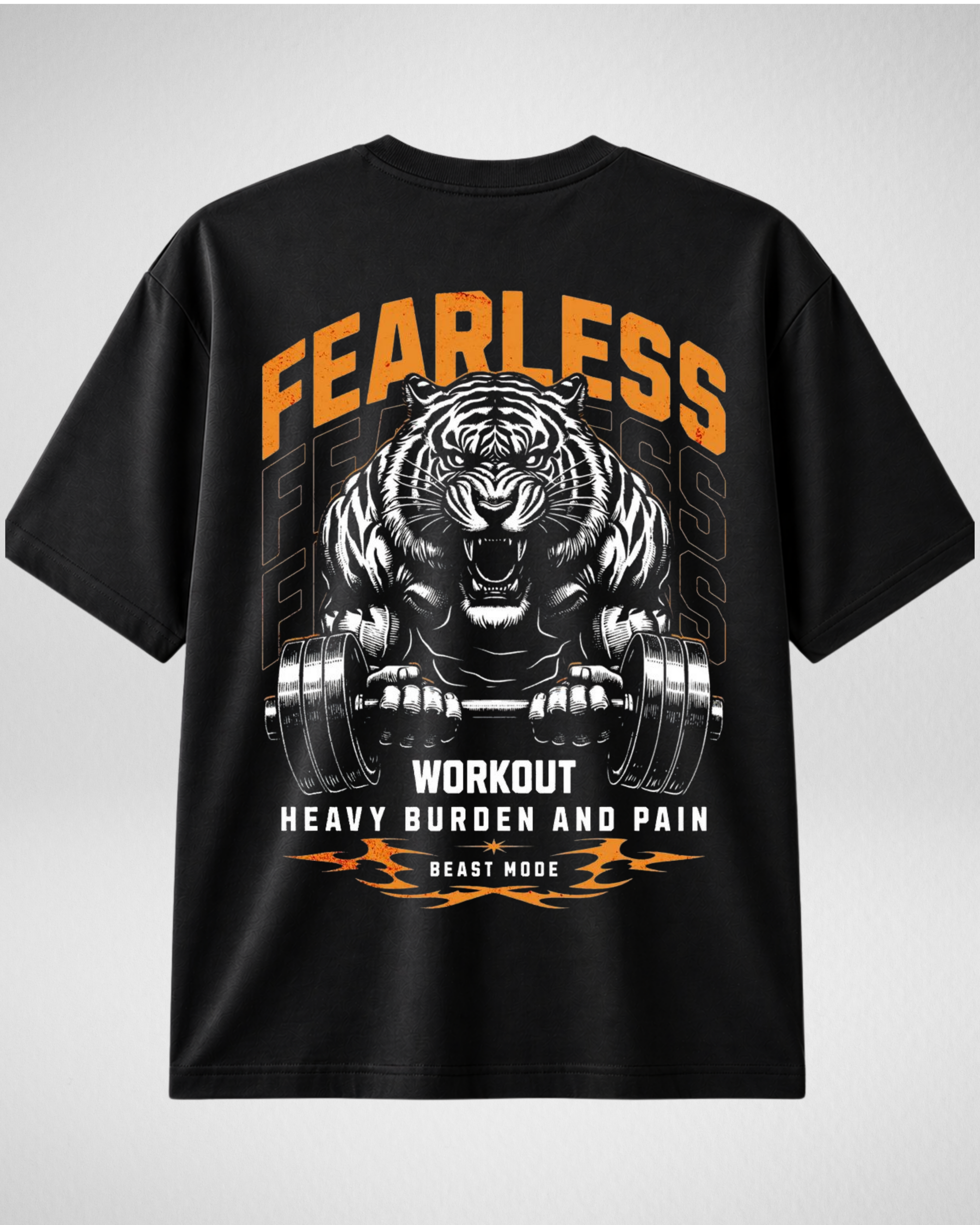Fearless | Drop Shoulder | Black (Code 5119)