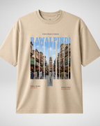 Rawalpindi | Printed Drop Shoulder | Beige (Code 5367)