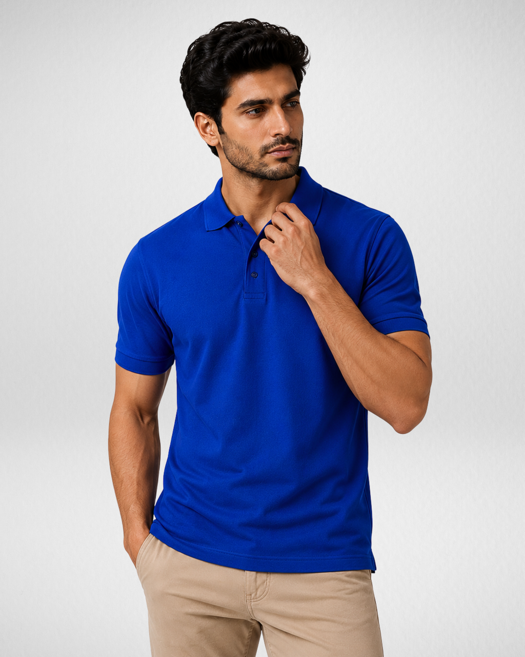 Royal Blue | Polo | T-Shirt (Code 3203)