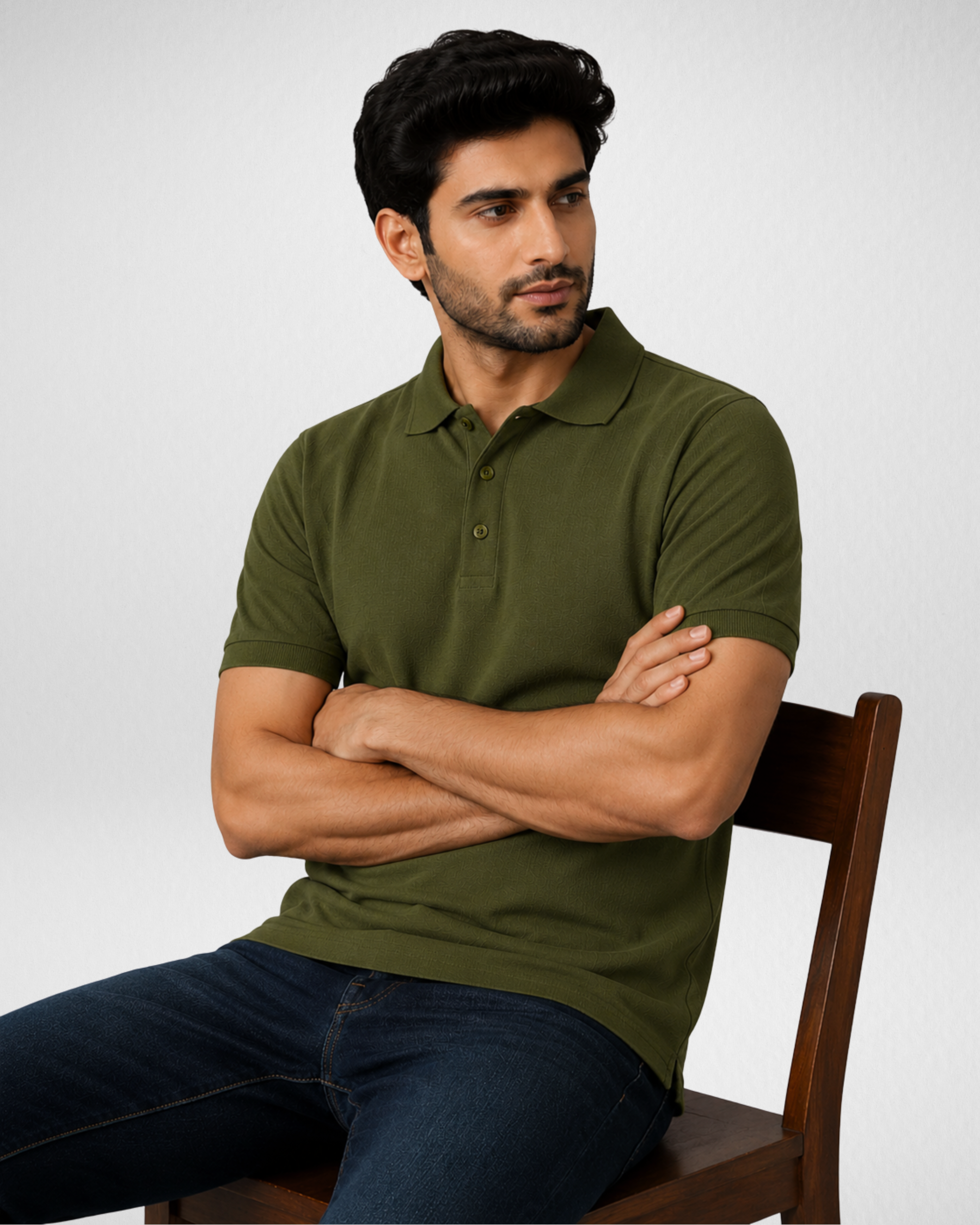 Olive | Polo | T-Shirt (Code 3200)
