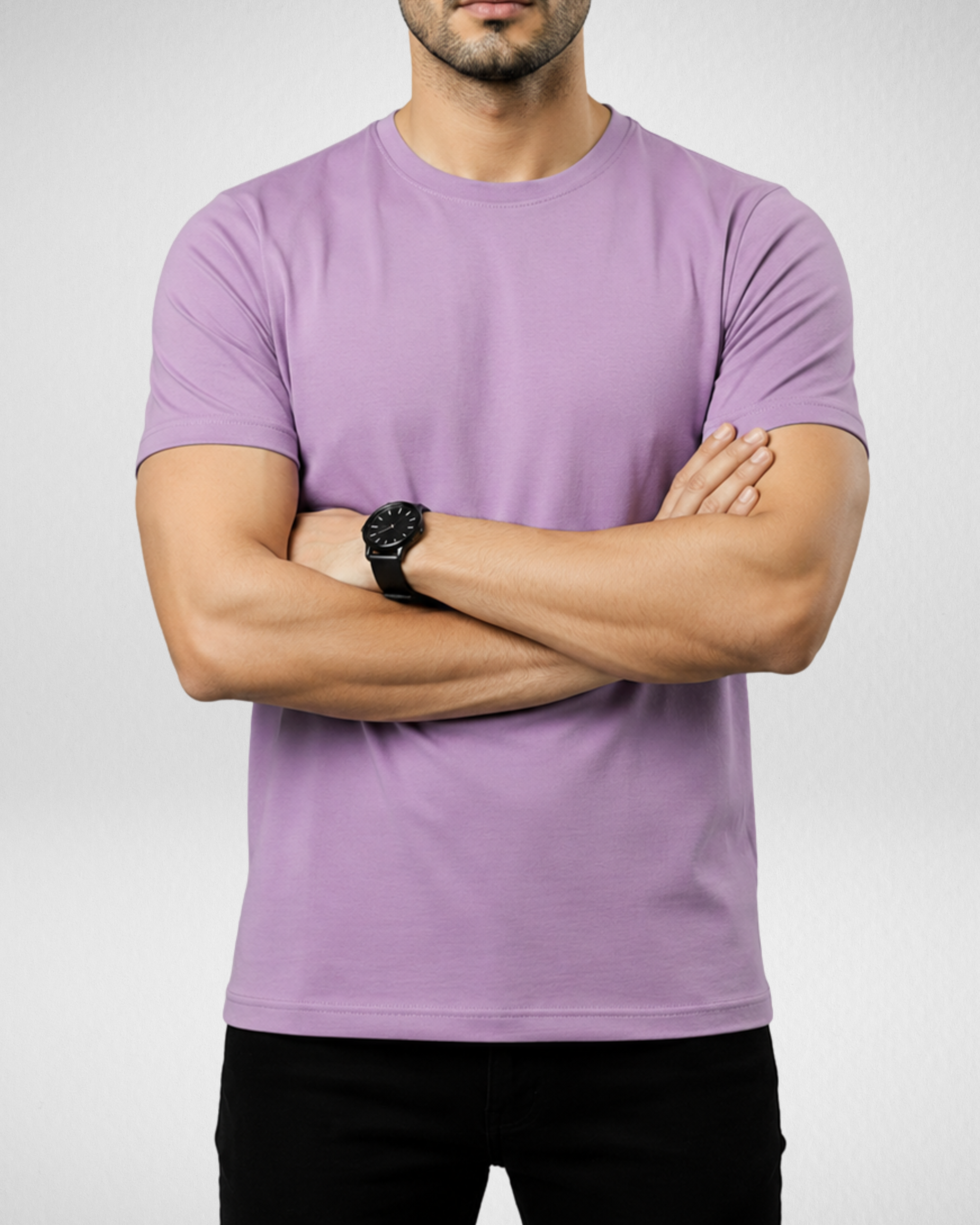 Lilac | Basic T-Shirt | (Code 4500)
