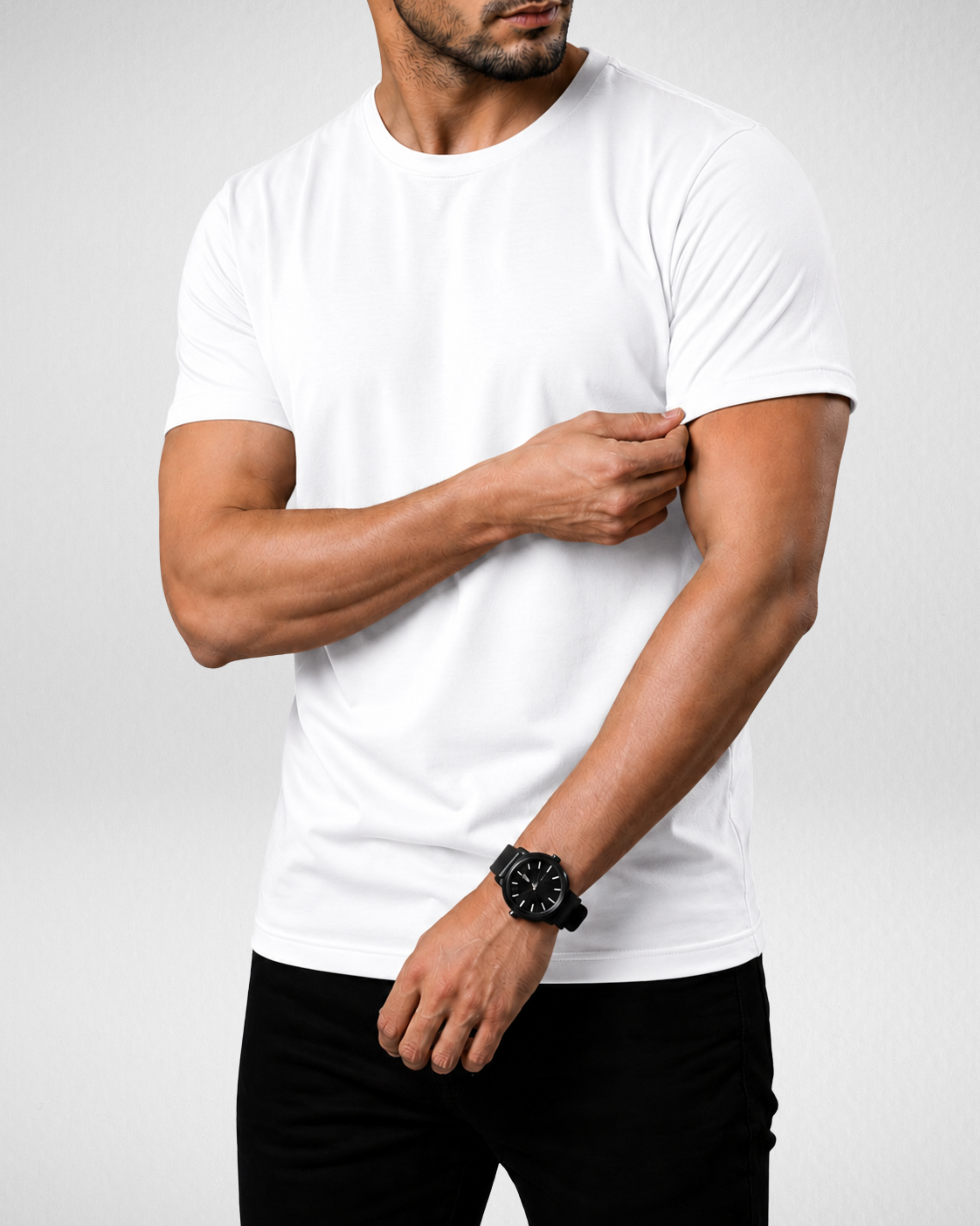White | Basic T-Shirt | (Code 3103)