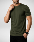 Olive | Basic T-Shirt | (Code 3105)