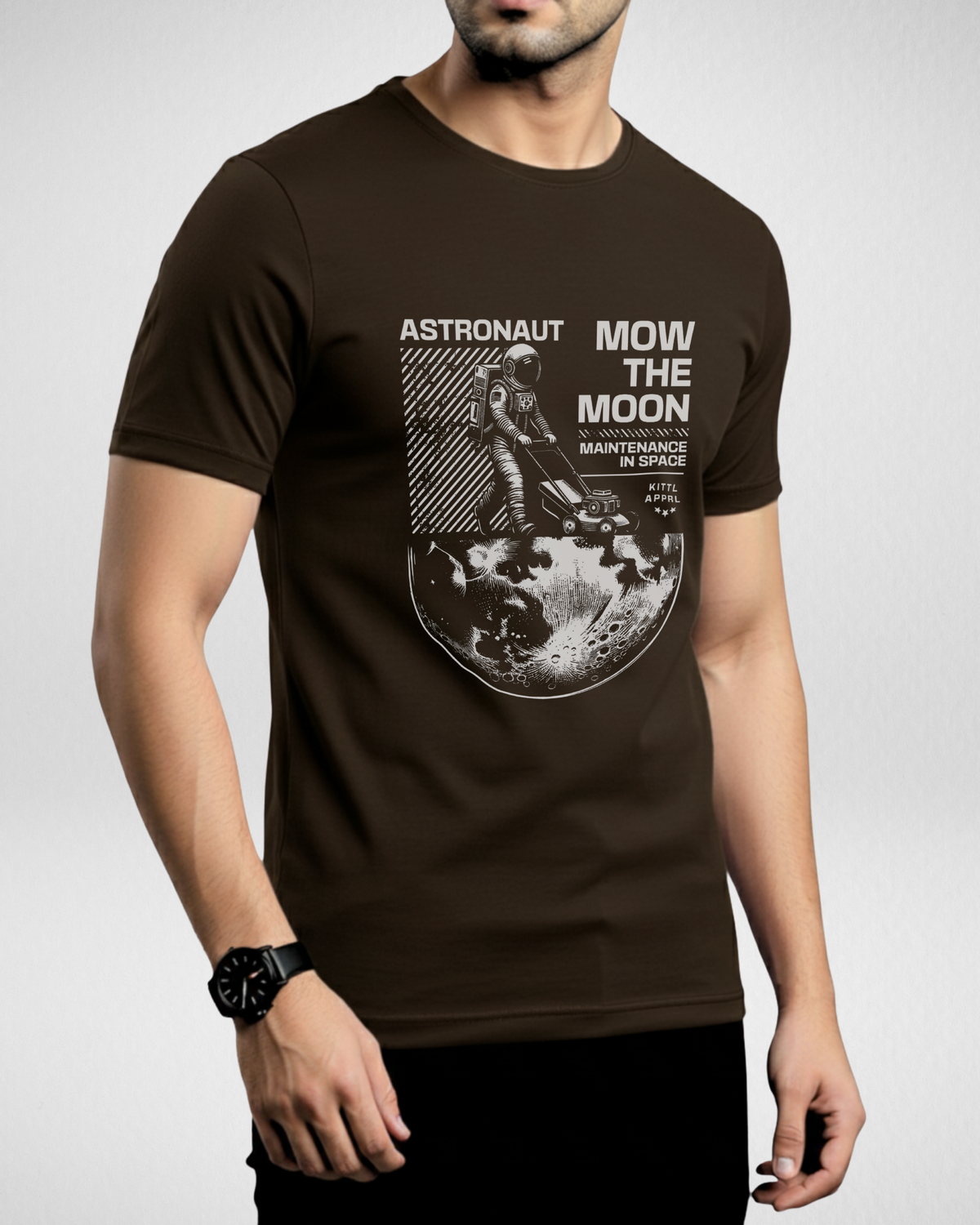 Astronaut | T-Shirt | Dark Brown (Code 4513)