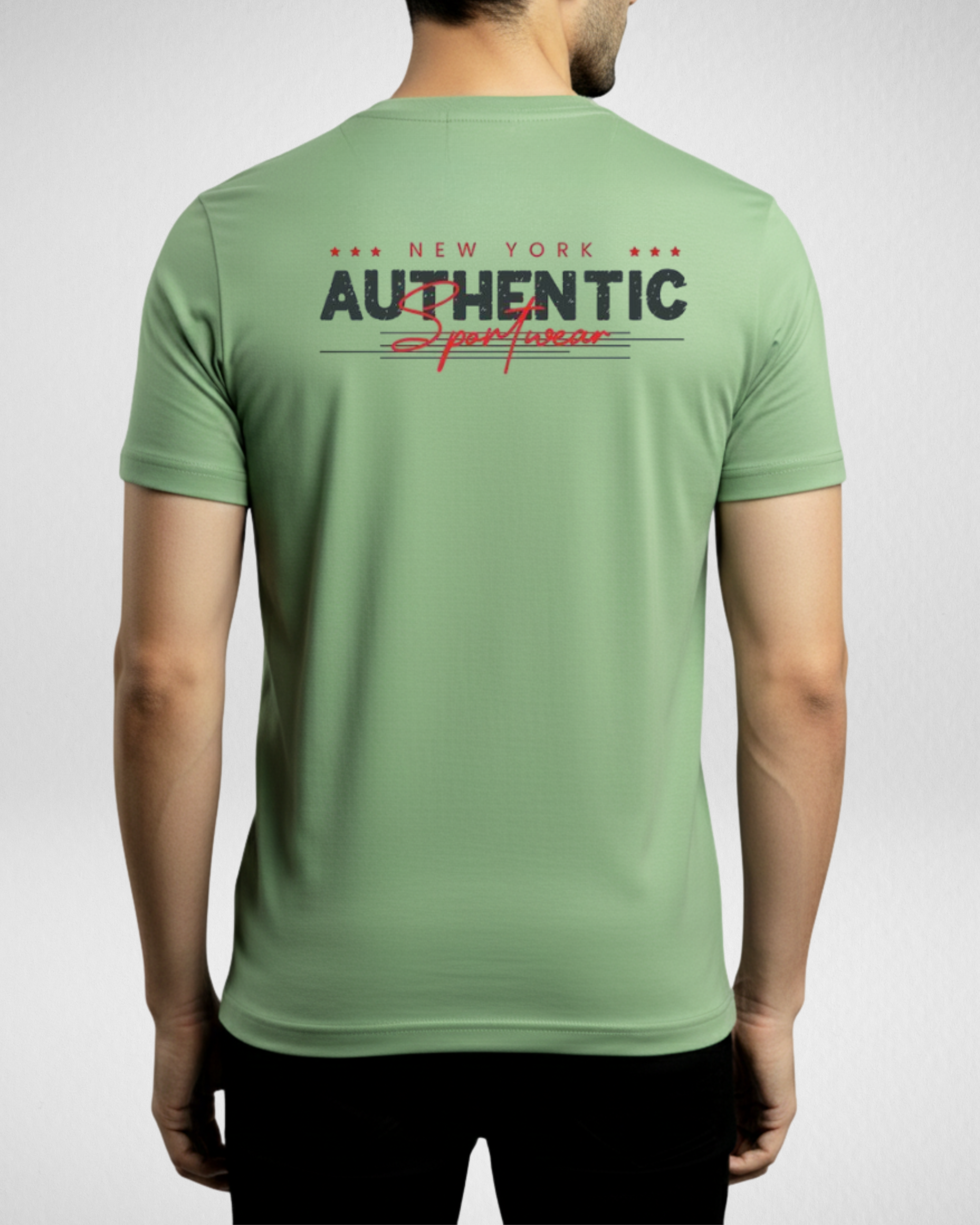 Authentic | T-Shirt | Light Green (Code 4520)