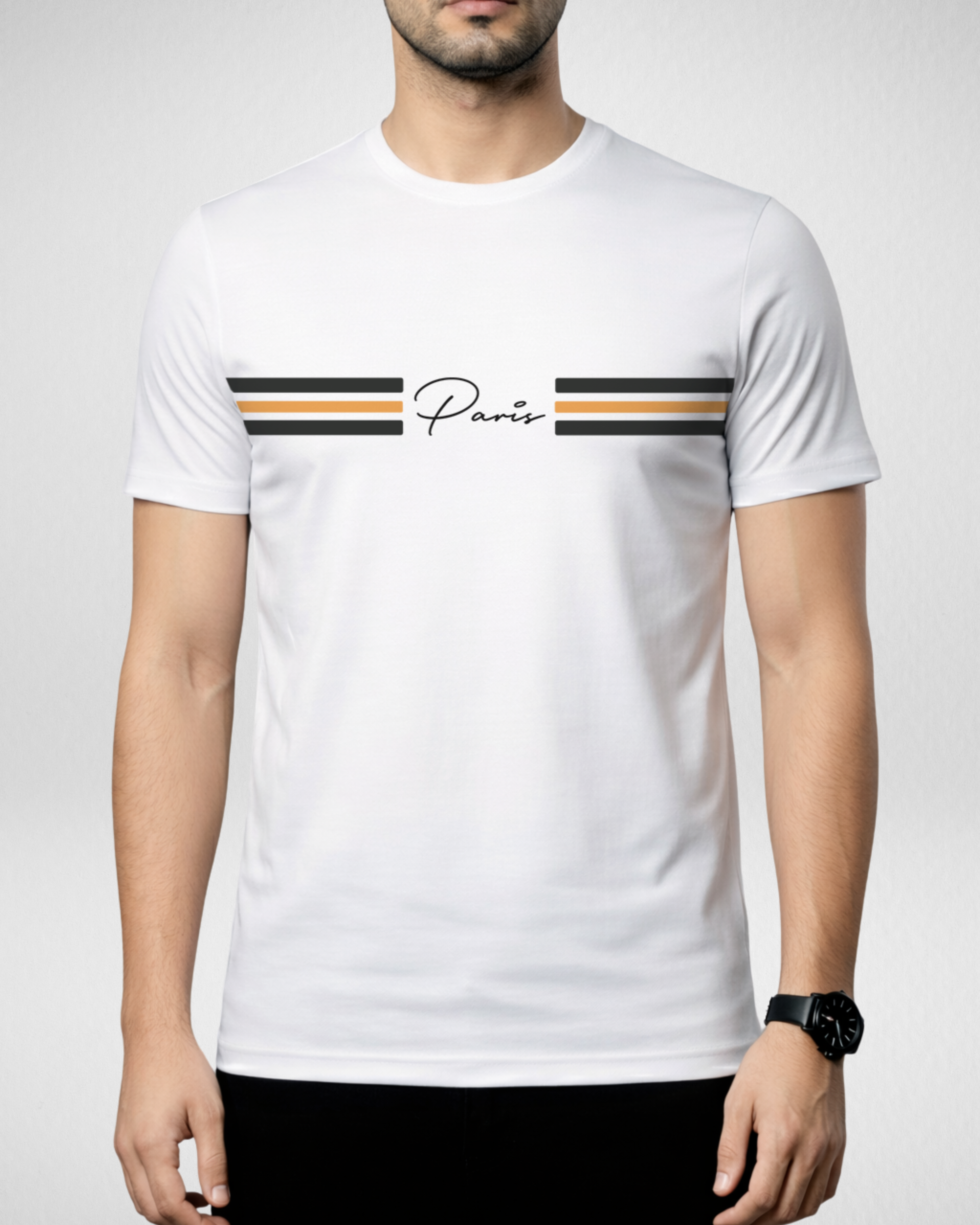 Paris | T-Shirt | White (Code 4667)