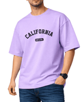 Premium | Printed Drop Shoulder | Lilac | (Code 4879)