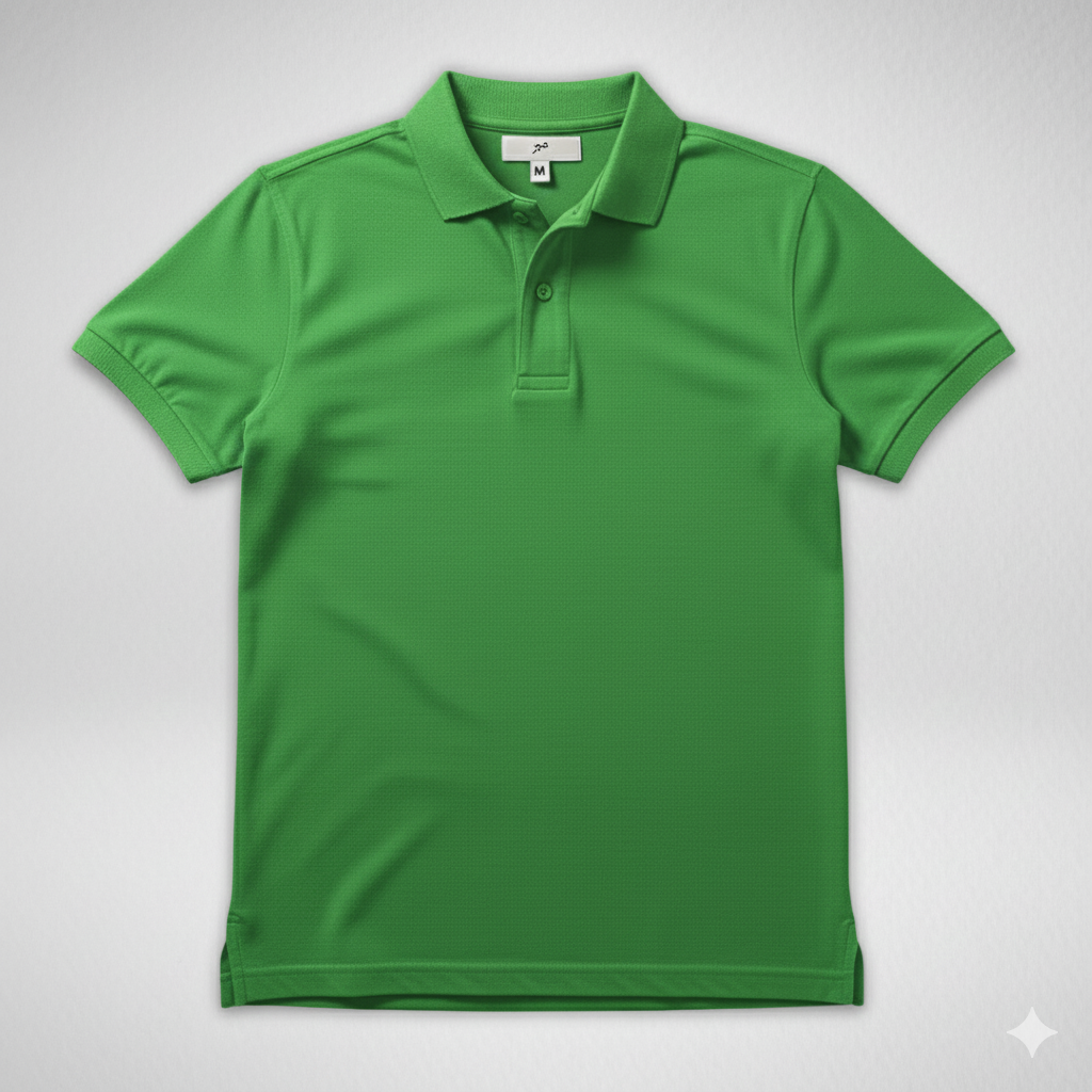 Parrot Green | Polo | T-Shirt  (Code 4441)