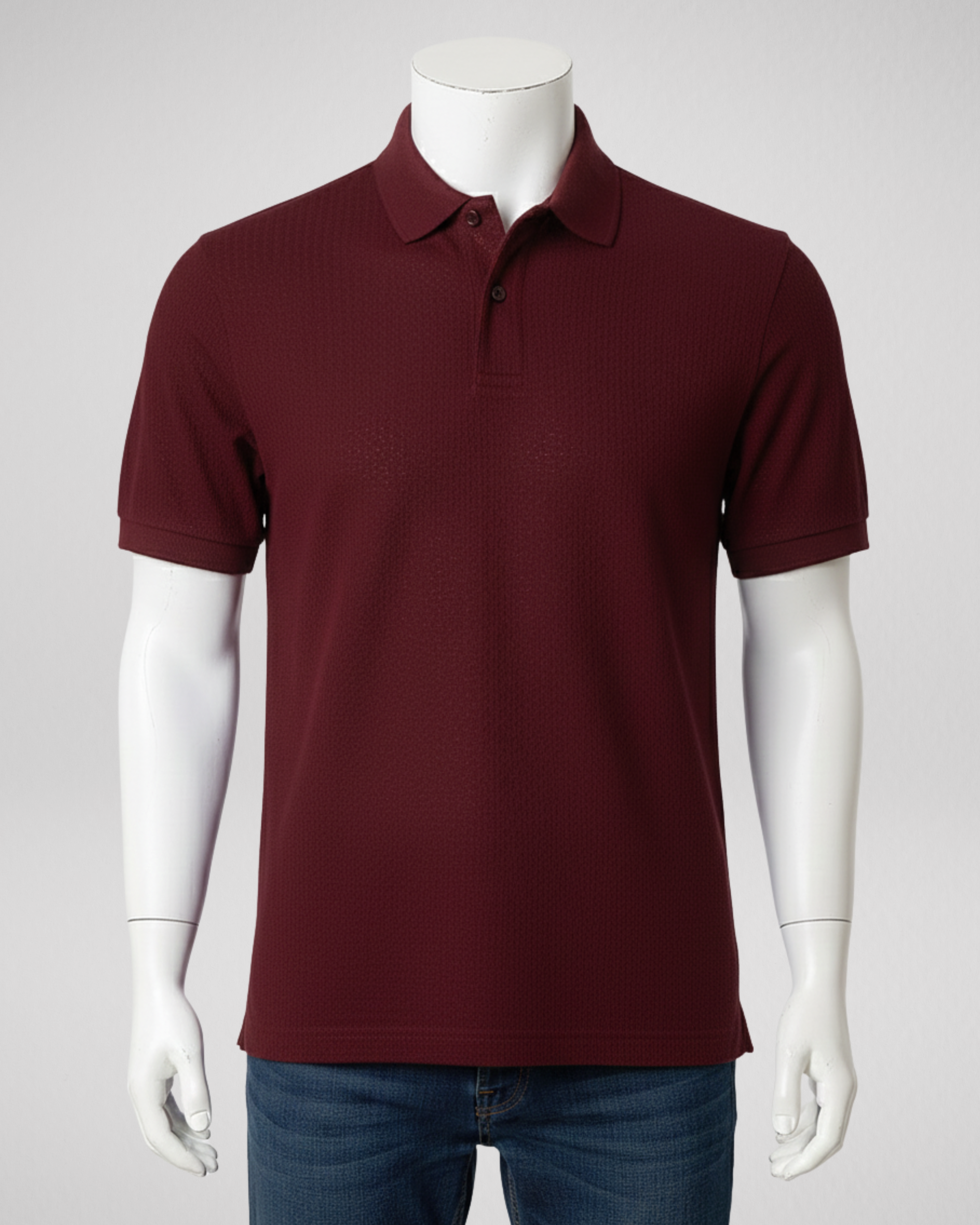 Maroon | Polo | T-Shirt (Code 3202)