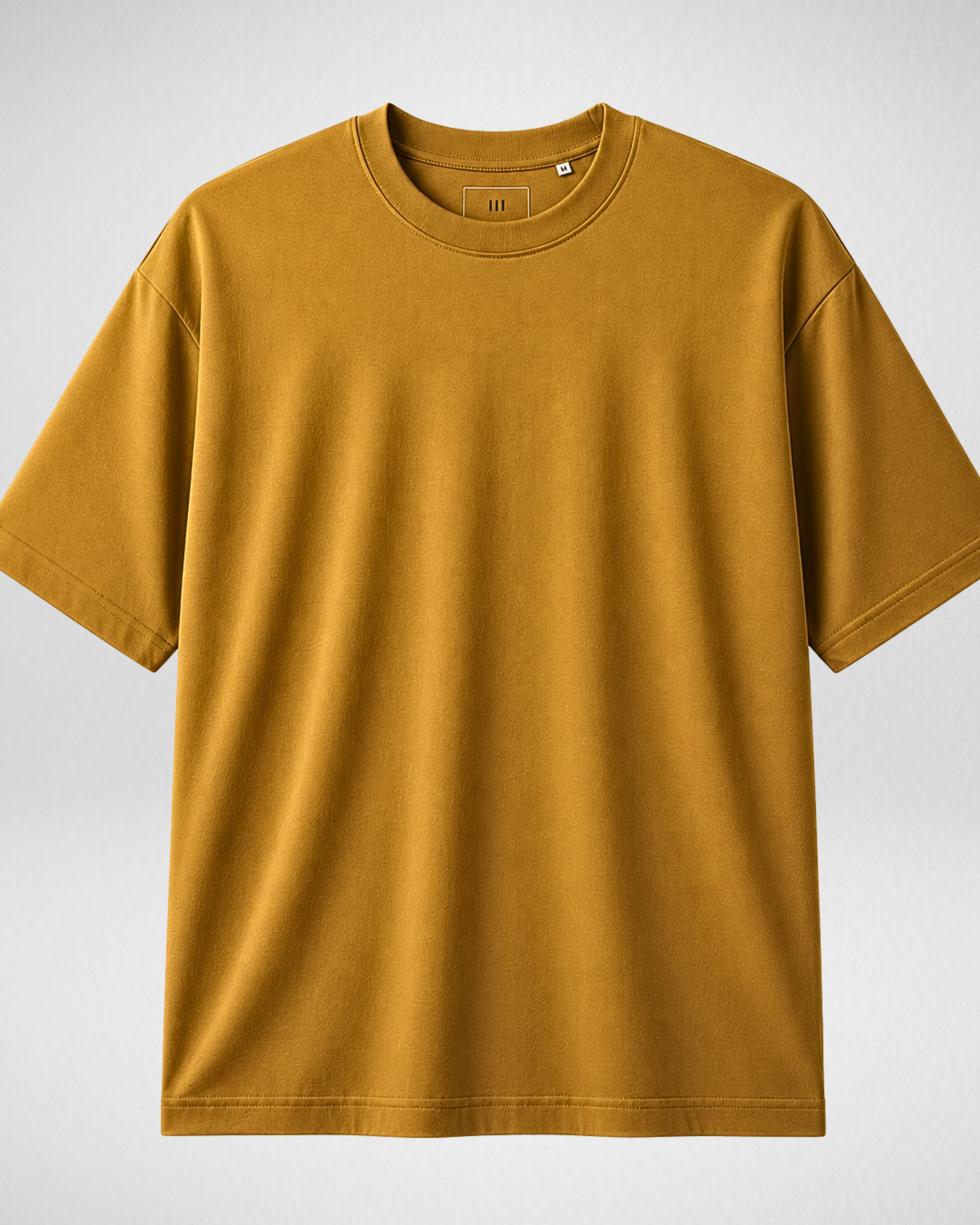 Mustard | Drop Shoulder T-Shirt | (Code 5392)