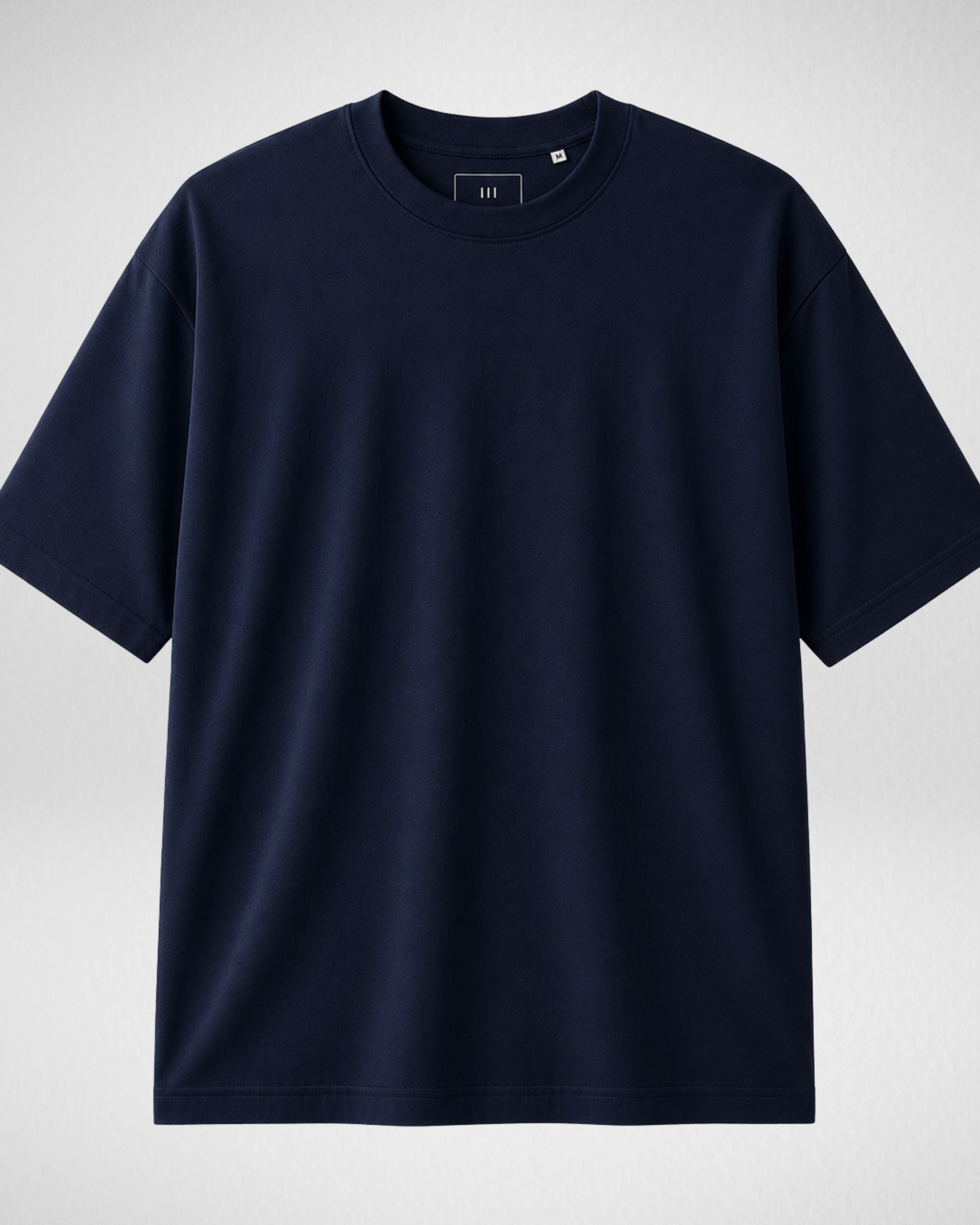 Navy Blue | Drop Shoulder T-Shirt | (Code 5390)