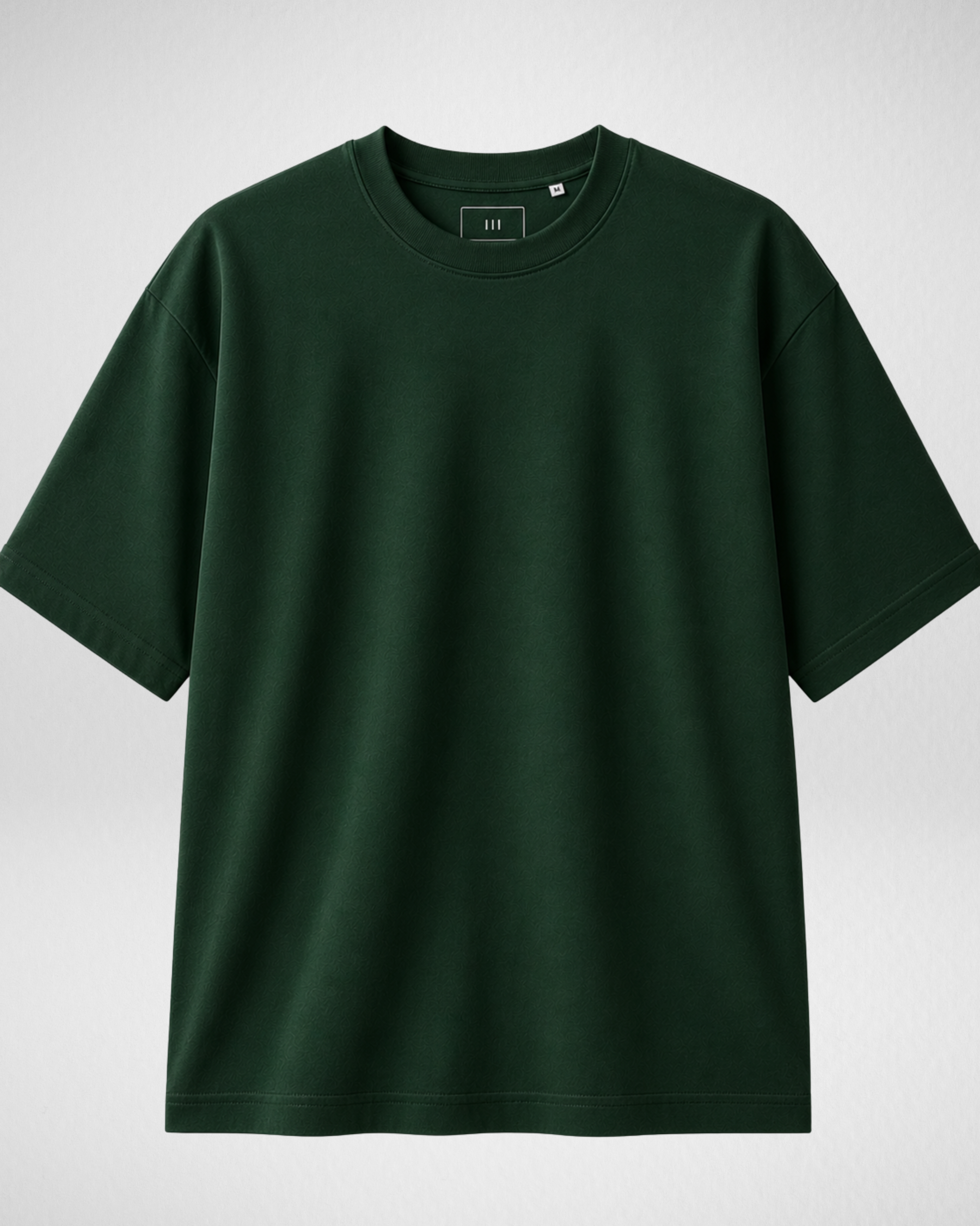 Bottle Green | Drop Shoulder T-Shirt | (Code 5396)