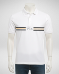 Paris Stripe | Polo | White (Code 4577)