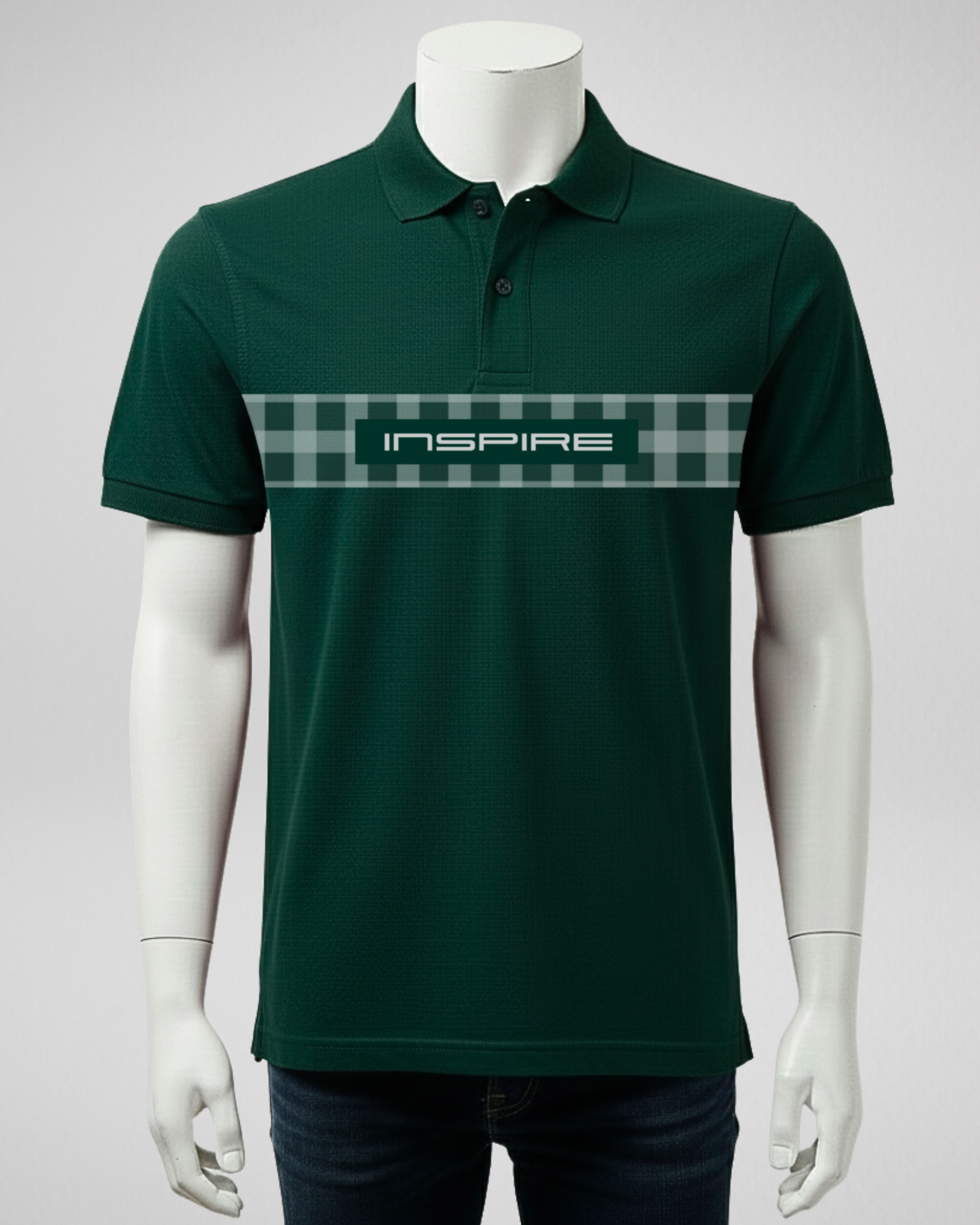 Inspire | Polo | Bottle Green (Code 4690)