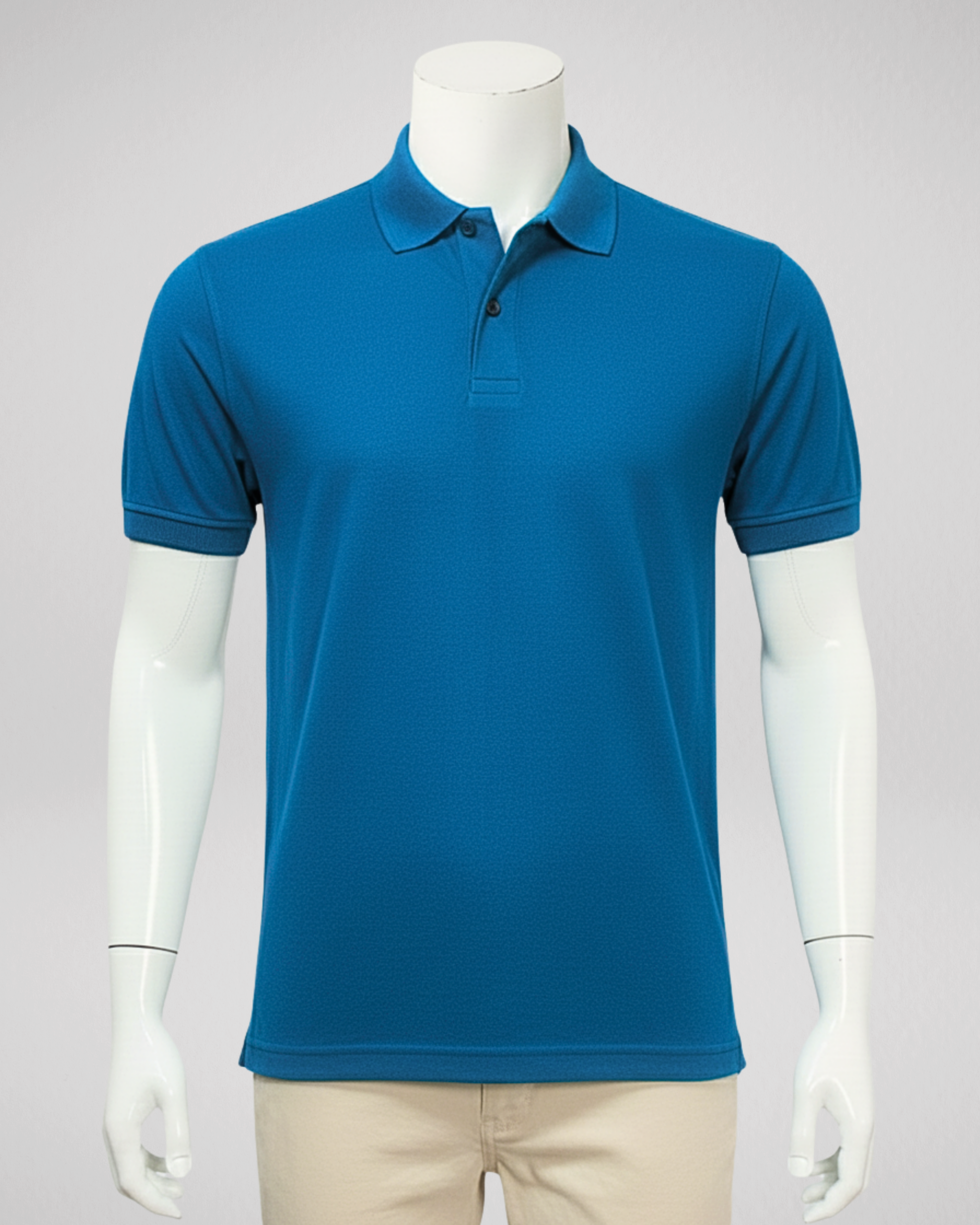 Turkish Blue | Polo | T-Shirt (Code 4445)