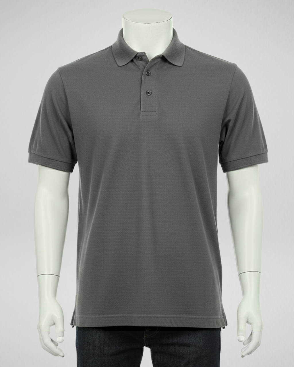 Grey | Polo | T-Shirt (Code 3198)