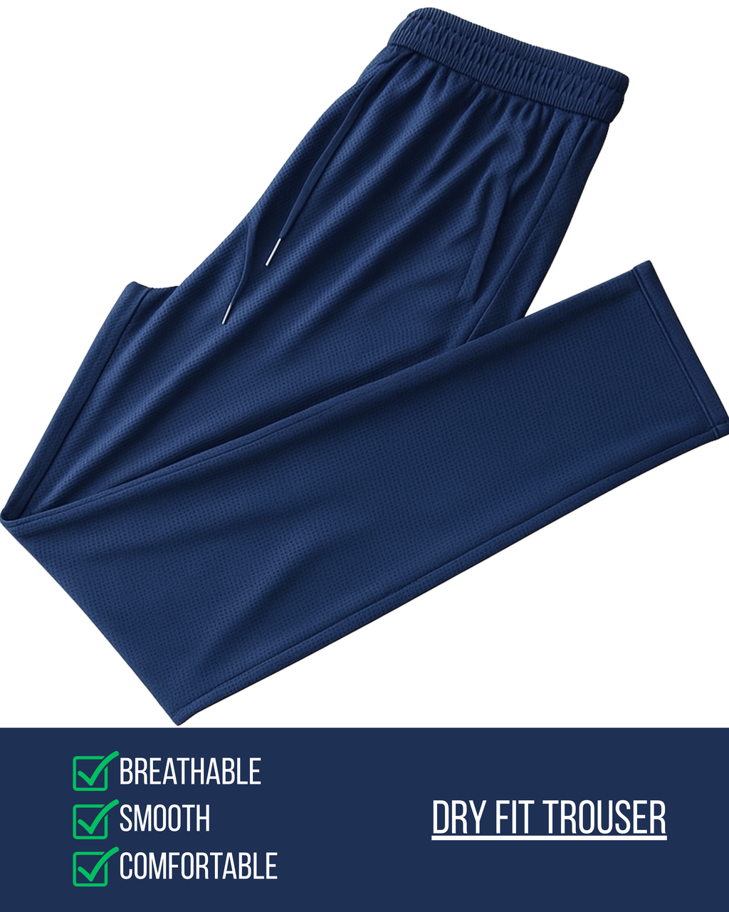 LiteFlex | Dry Fit Trouser | Navy Blue (Code 3328)