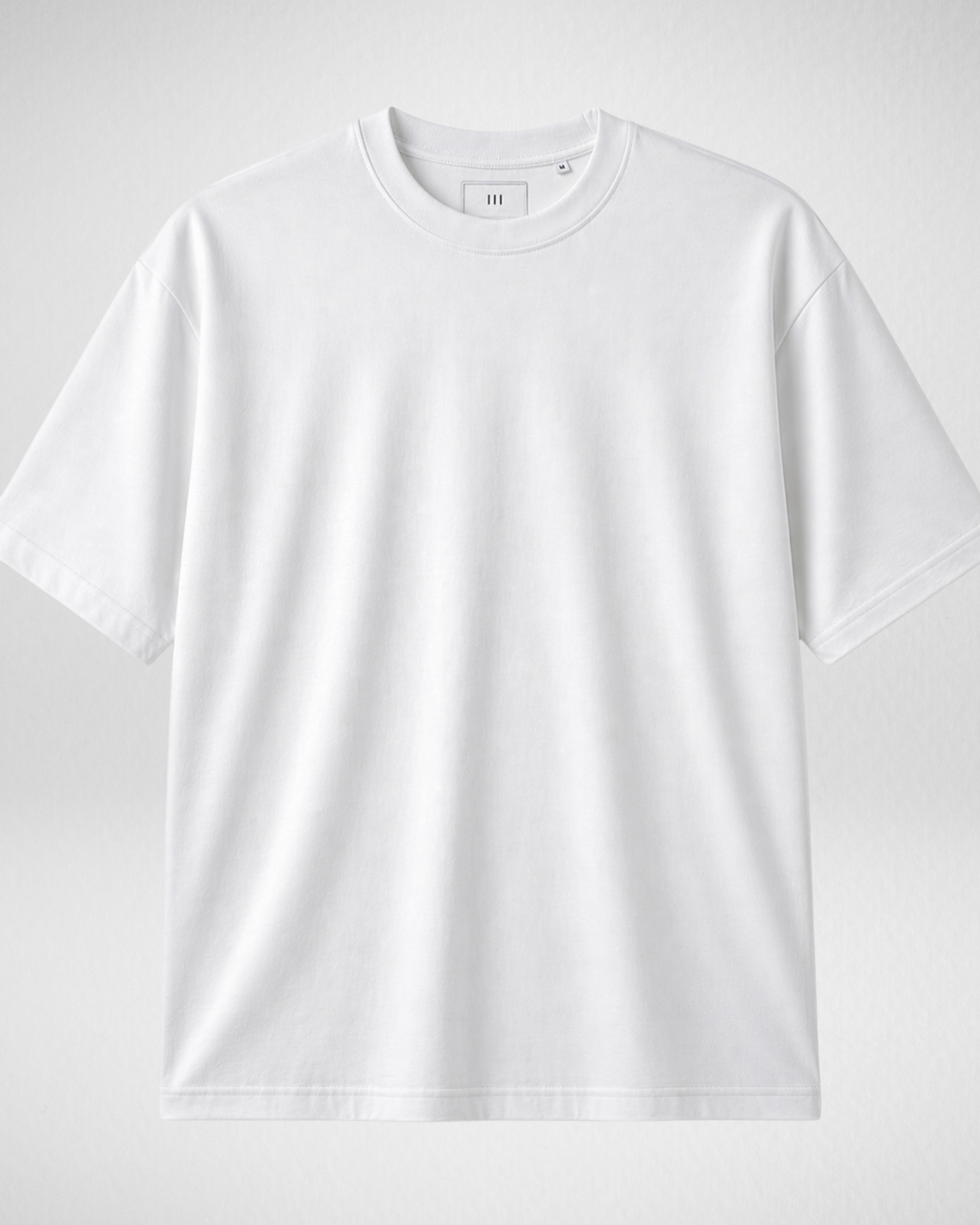 White | Drop Shoulder T-Shirt | (Code 5388)