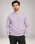 Lilac Men's Fleece Sweatshirt (Code 3924)
