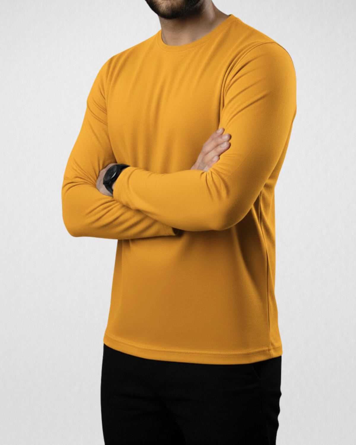 Mustered Full Sleeves Tshirt full sleeve T-shirt for men