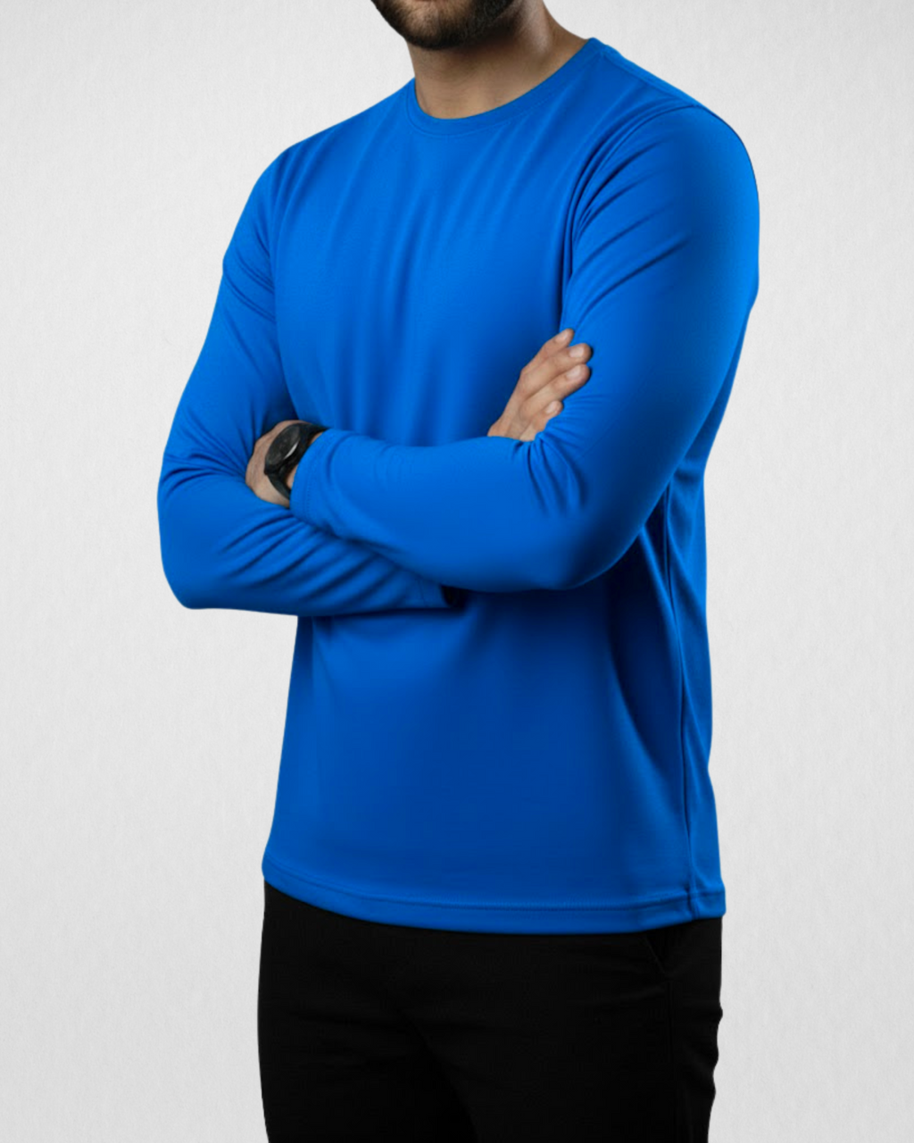 Royal Blue Full Sleeves Tshirt full sleeve T-shirt for men