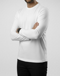 White Full Sleeves Tshirt full sleeve T-shirt for men