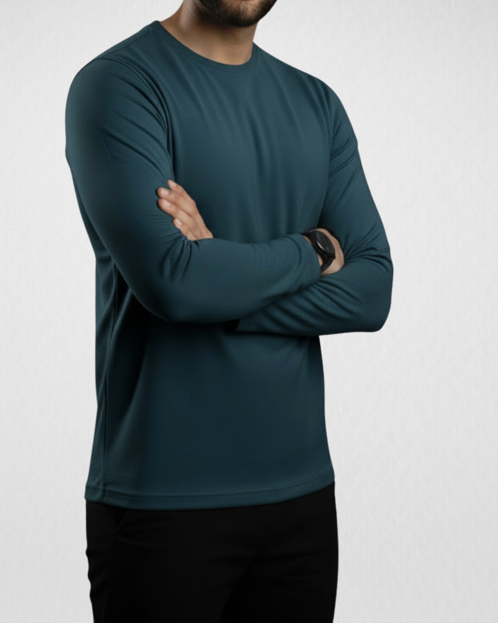 Petroleum Full Sleeves Tshirt full sleeve T-shirt for men